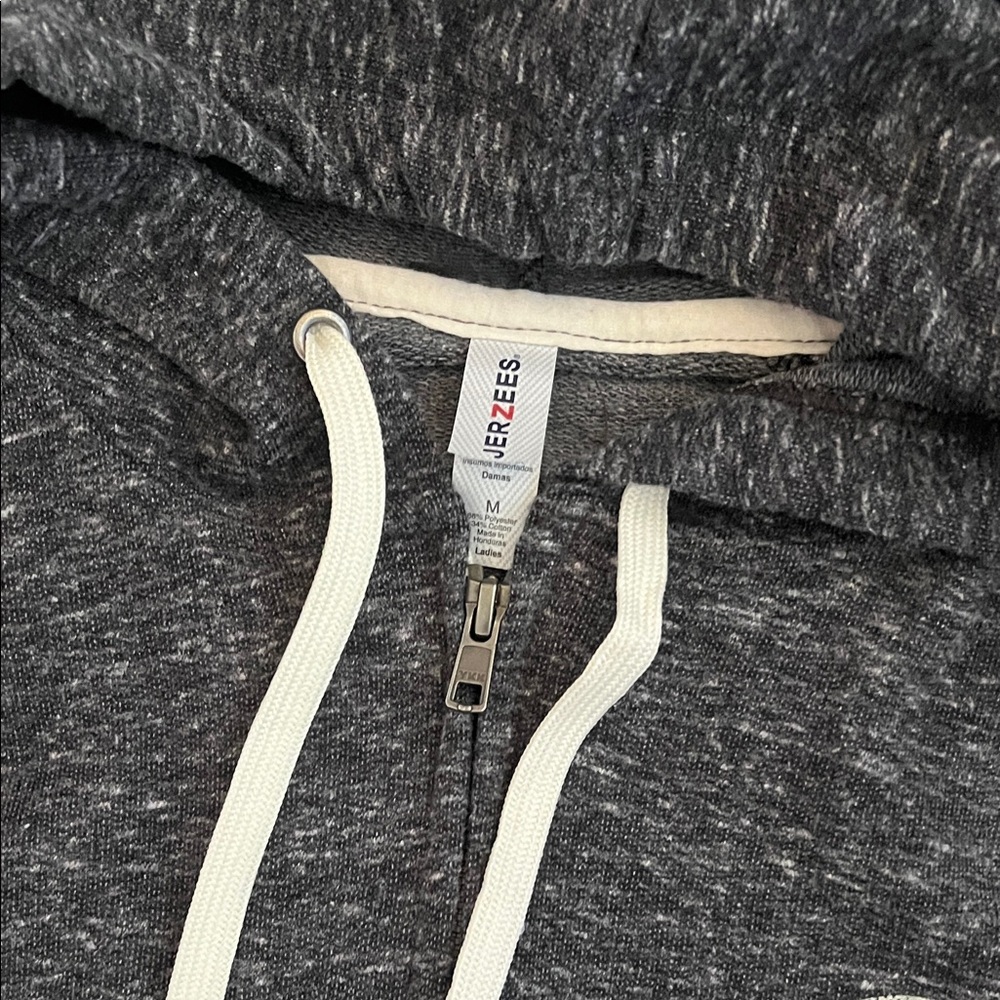 Charcoal Gray Zip-Up Hoodie - Picture 2 of 6